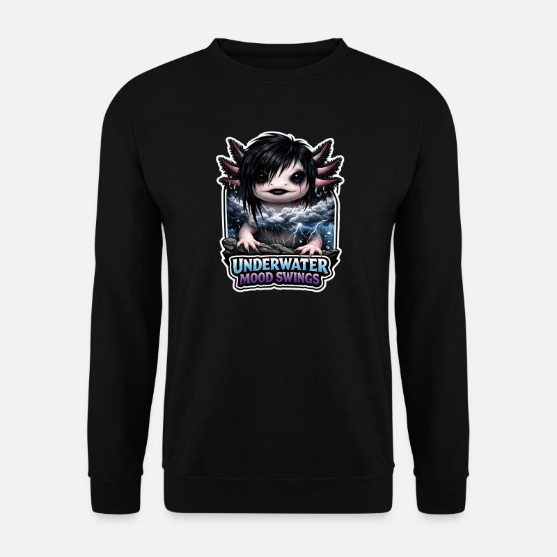 Axolotl lover, Cute Axolotl, Funny - Unisex Sweatshirt - black