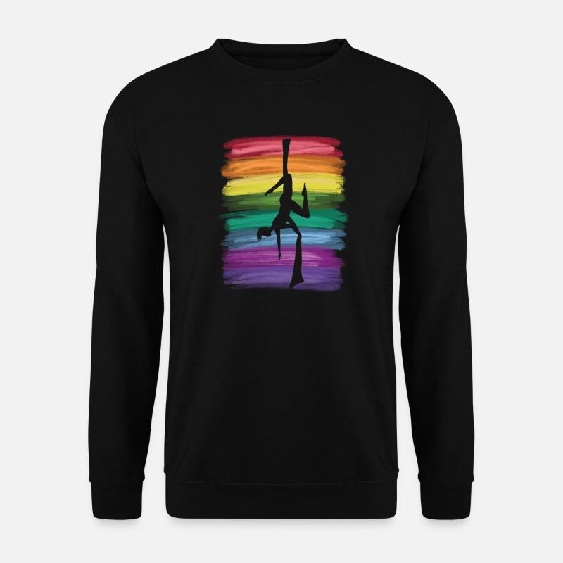 Vertikaltuch Vintage Luftakrobatik Aerial Silk - Unisex Pullover - Schwarz