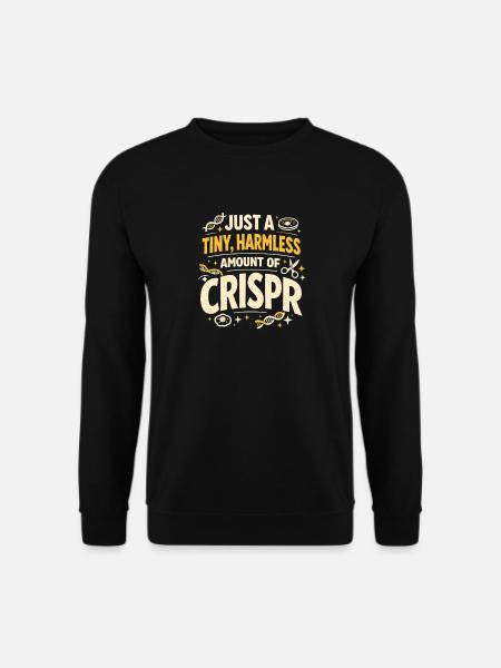 Un tocco di CRISPR | Umorismo genetico - Felpa unisex - nero