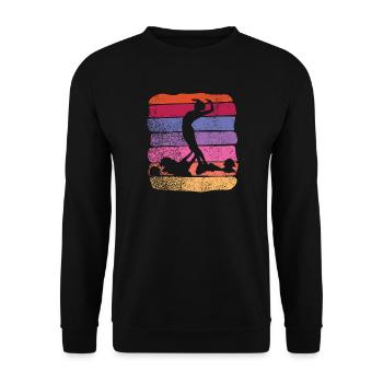 Artistic Swim Team Synchronschwimmen - Unisex Pullover - Schwarz - Vorne - Alina (178cm) & Michal (187cm)