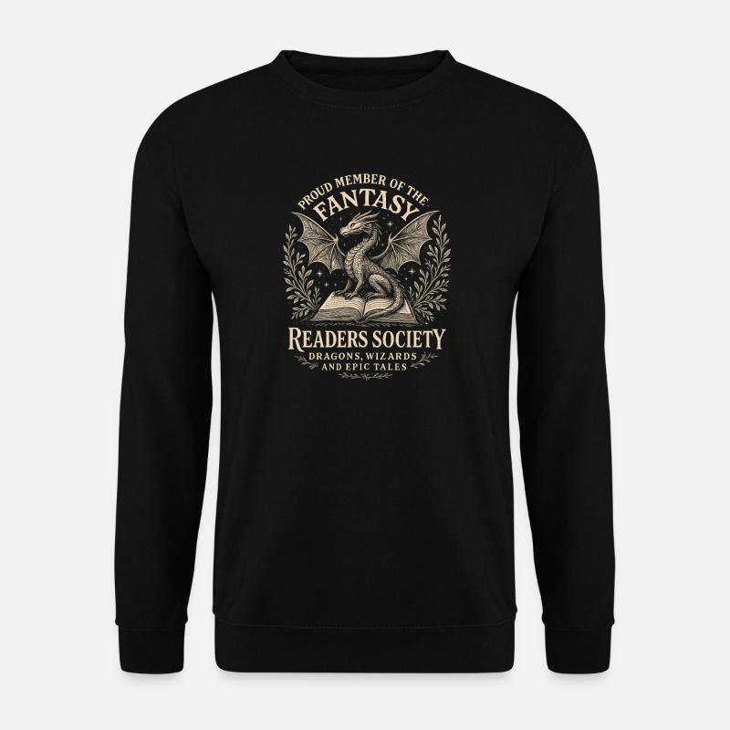 Drachenleser Gesellschaft Logo - Unisex Pullover - Schwarz