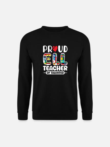 ELL Teacher English Language - Unisex Sweatshirt - black