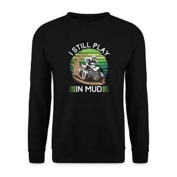 Quad ATV Garçons Hommes Quad Wheeler - Sweat-shirt Unisexe - noir - Devant - Alina (178cm) & Michal (187cm)