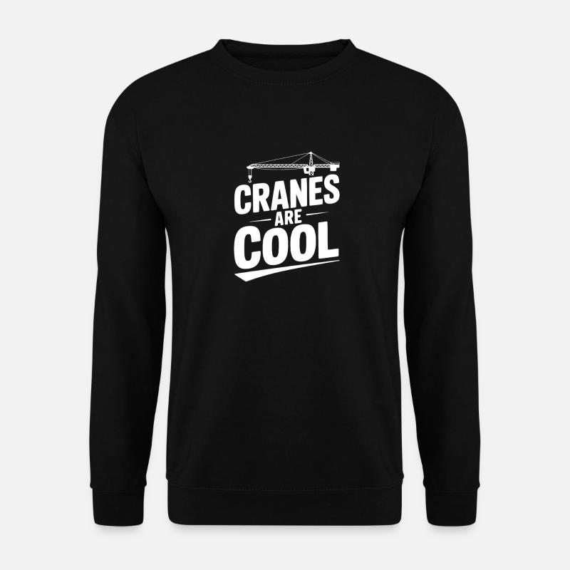 Kraniche sind cool - Unisex Pullover - Schwarz