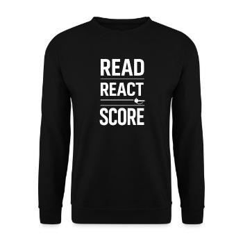 Fencing Fencing Fencing Athlete Fencing Club Sports - Unisex Sweatshirt - black - Front - Alina (178cm) & Michal (187cm)
