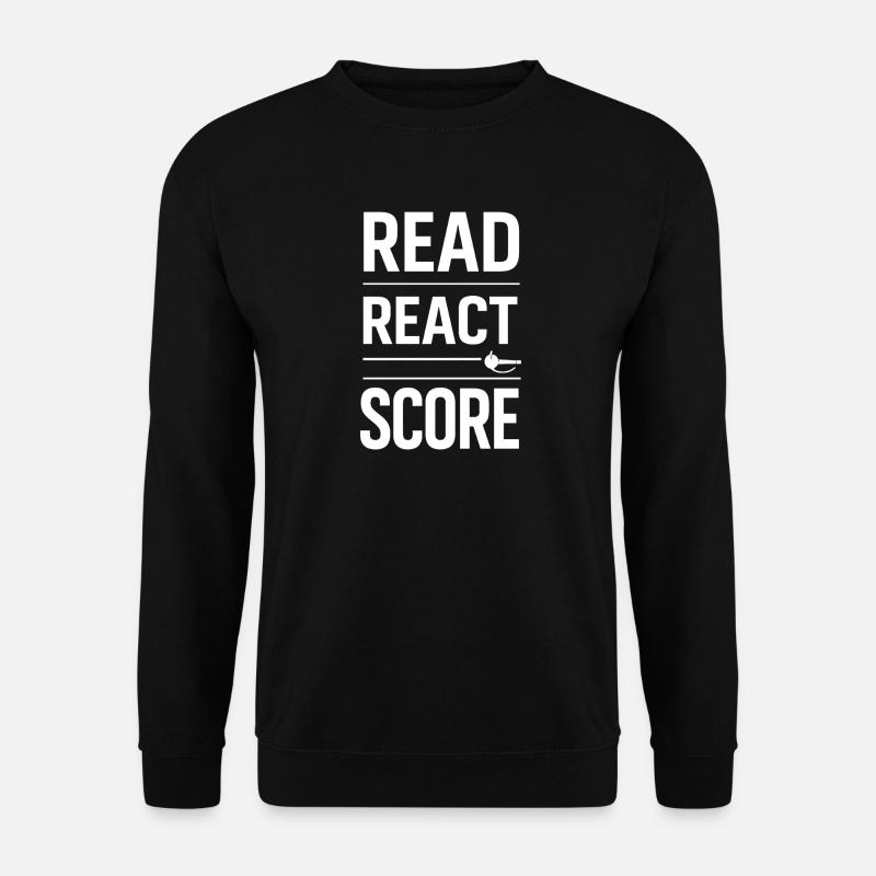 Fechten Fechter Fechtathlet Fechtverein Sport - Unisex Pullover - Schwarz