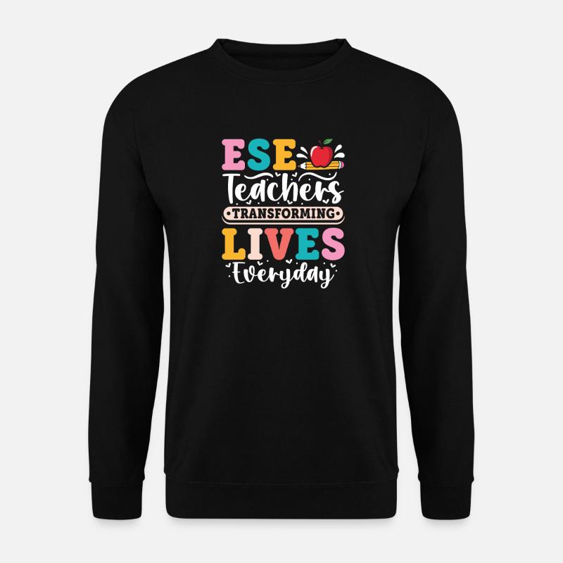 Geschenke für ESE-Lehrer - Unisex Pullover - Schwarz