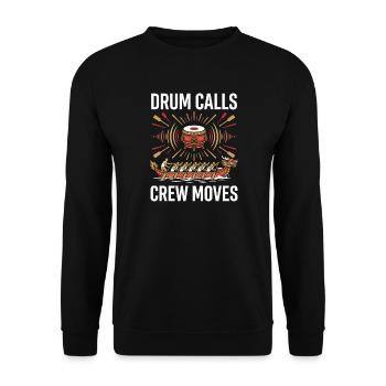 Dragon Boat Club Paddler Team Dragon Boat Gift - Unisex Sweatshirt - black - Front - Alina (178cm) & Michal (187cm)