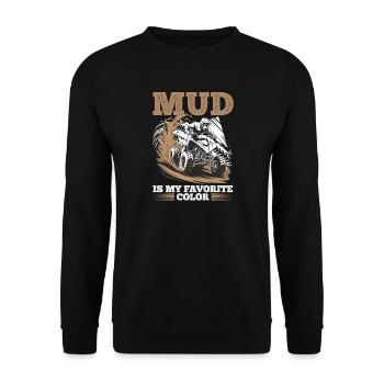 Quad ATV Garçons Hommes Quad Wheeler - Sweat-shirt Unisexe - noir - Devant - Alina (178cm) & Michal (187cm)