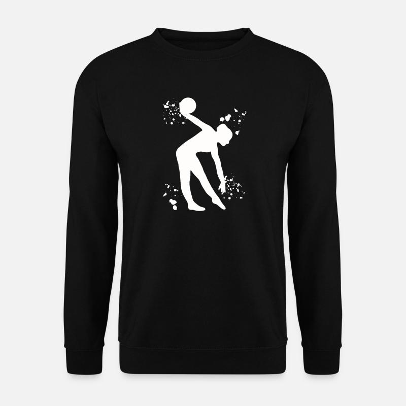Gymnast with ball rhythmic gymnastics - Unisex Sweatshirt - black