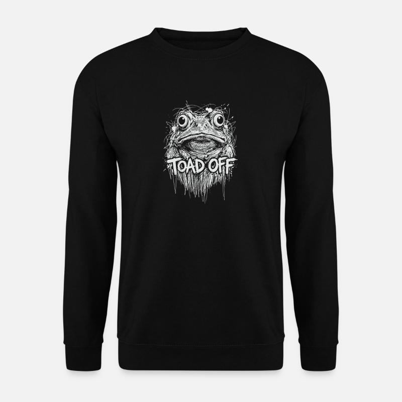 Toad Off Internet Meme Frog - Unisex Sweatshirt - black