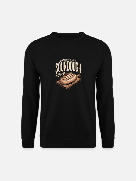 Lokaler Sauerteighändler - Unisex Pullover - Schwarz