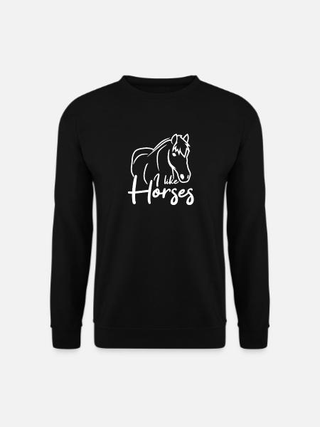 J’aime les chevaux - Sweat-shirt Unisexe - noir