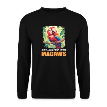 L’ère de l’ara - Sweat-shirt Unisexe - noir - Devant - Alina (178cm) & Michal (187cm)