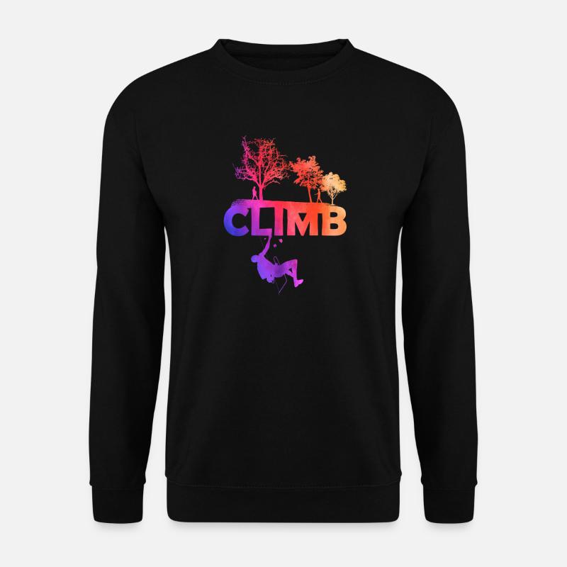 Climb Gradient Silhouette - Unisex Sweatshirt - black