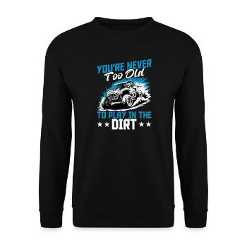 UTV Tout-Terrain Boy Men 4 Wheels Side by Side - Sweat-shirt Unisexe - noir - Devant - Alina (178cm) & Michal (187cm)