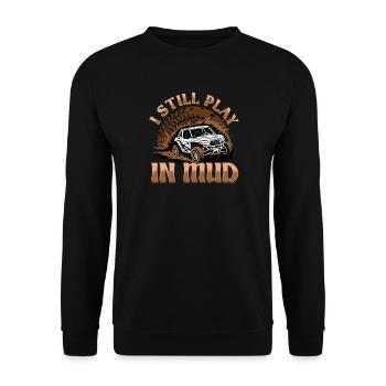 UTV Tout-Terrain Boy Men 4 Wheels Side by Side - Sweat-shirt Unisexe - noir - Devant - Alina (178cm) & Michal (187cm)