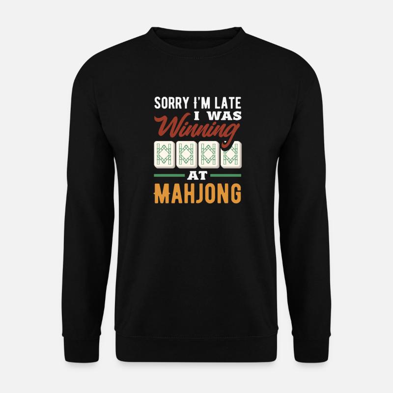 C’est l’heure du Mahjong - Sweat-shirt Unisexe - noir