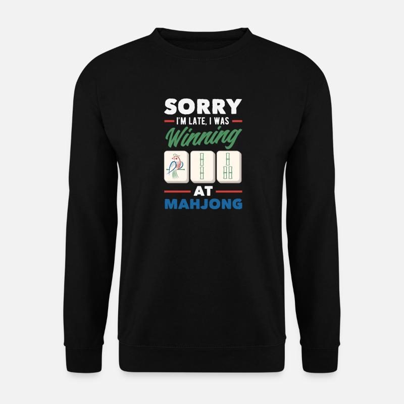 It's Mahjong Time - Unisex Sweatshirt - black