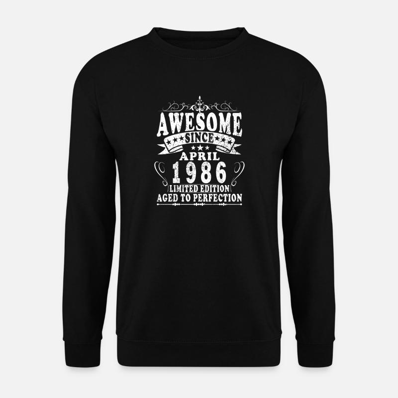 April 1986 April 1986 - Unisex Pullover - Schwarz