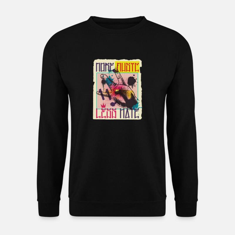 Music Graffiti - Unisex Sweatshirt - black