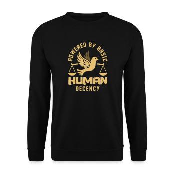 radicalized by fundamental - Unisex Sweatshirt - black - Front - Alina (178cm) & Michal (187cm)