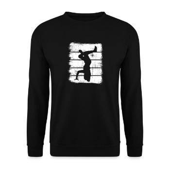 Breakdancers - Sweat-shirt Unisexe - noir - Devant - Alina (178cm) & Michal (187cm)
