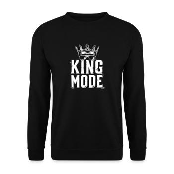 T-shirt drôle du Roi des Échecs pour hommes - Sweat-shirt Unisexe - noir - Devant - Alina (178cm) & Michal (187cm)