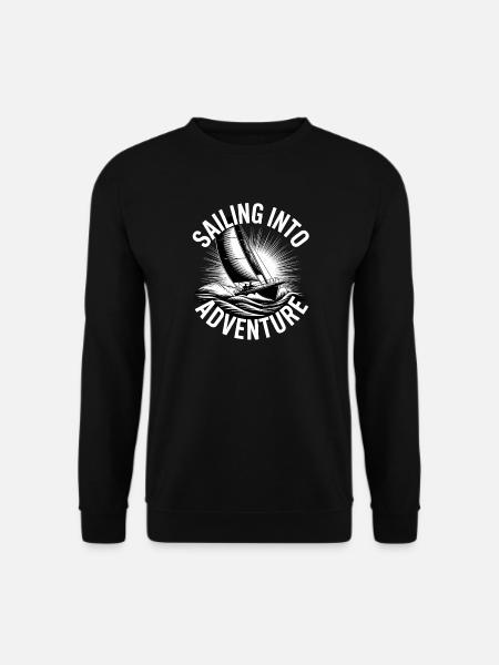 Regatta Segeln Shirt Segelboot Yacht Sailing Crew - Unisex Pullover - Schwarz