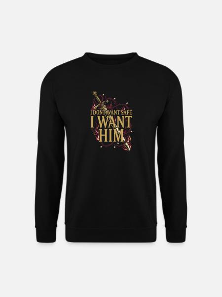 Romantasy Fantasy Romance Booktok Spicy Reader - Unisex Sweatshirt - black