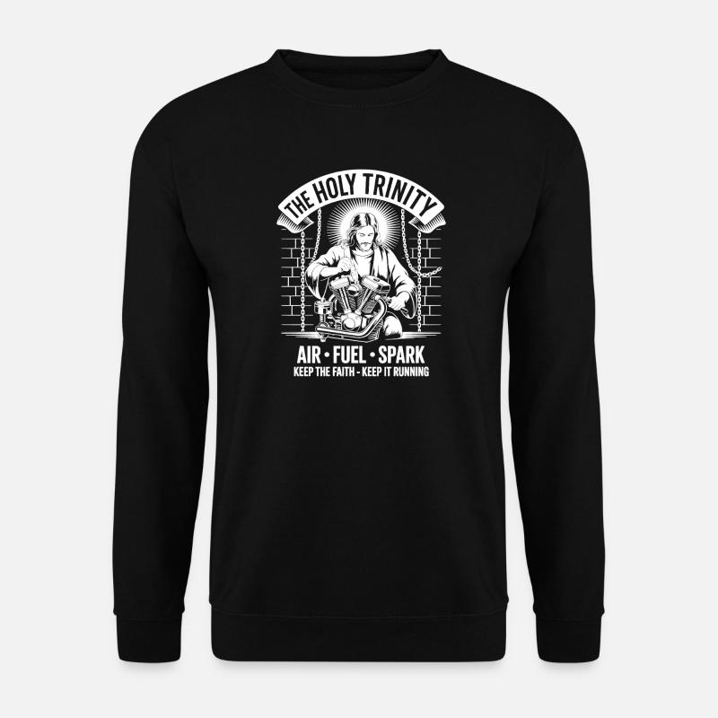 Holy Trinity Spark Faith Tee - Unisex Sweatshirt - black