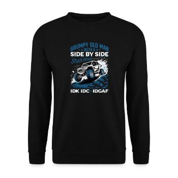 UTV Off Road 4 Wheeler Side by side - Unisex Pullover - Schwarz - Vorne - Alina (178cm) & Michal (187cm)