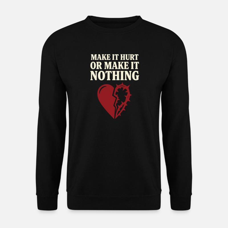 Vampiric Romantic Romance Goth Dark - Unisex Sweatshirt - black
