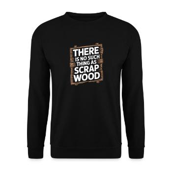 Il n’existe pas de bois de récupération - Sweat-shirt Unisexe - noir - Devant - Alina (178cm) & Michal (187cm)