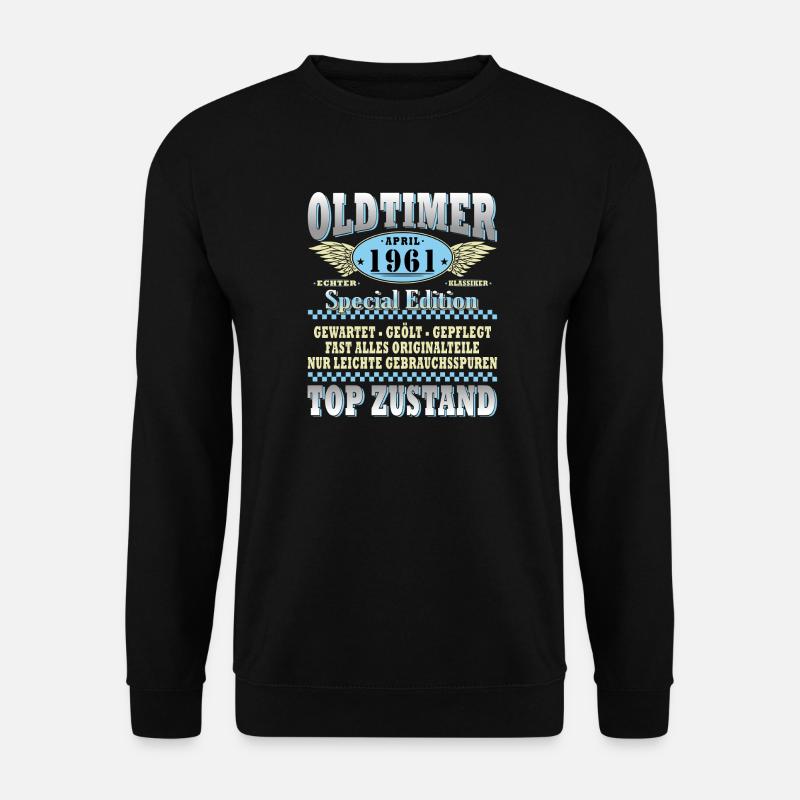 Oldtimer April 1961 Sonderausgabe - Unisex Pullover - Schwarz