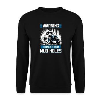 UTV Off Road 4 Wheeler Side by side - Unisex Pullover - Schwarz - Vorne - Alina (178cm) & Michal (187cm)