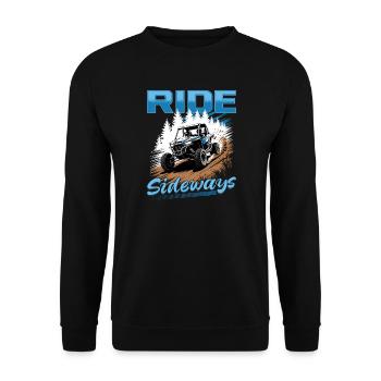 UTV Off Road 4 Wheeler Side by side - Unisex Pullover - Schwarz - Vorne - Alina (178cm) & Michal (187cm)
