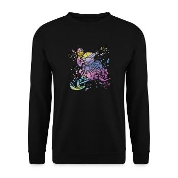 Snowmobile, Snowmobile, Snowmobile - Unisex Sweatshirt - black - Front - Alina (178cm) & Michal (187cm)