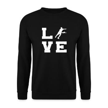 Pickleballer Gift for Pickleball Fans - Unisex Sweatshirt - black - Front - Alina (178cm) & Michal (187cm)