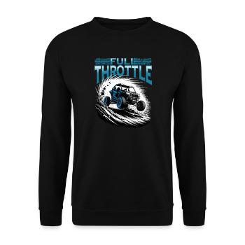 UTV Off Road 4 Wheeler Side by side - Unisex Pullover - Schwarz - Vorne - Alina (178cm) & Michal (187cm)