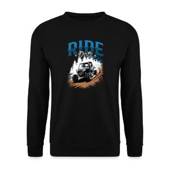 UTV Off Road 4 Wheeler Side by side - Unisex Pullover - Schwarz - Vorne - Alina (178cm) & Michal (187cm)