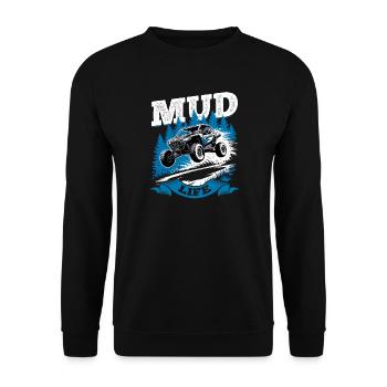 UTV Off Road 4 Wheeler Side by side - Unisex Pullover - Schwarz - Vorne - Alina (178cm) & Michal (187cm)
