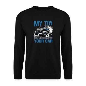 UTV Off Road 4 Wheeler Side by side - Unisex Pullover - Schwarz - Vorne - Alina (178cm) & Michal (187cm)