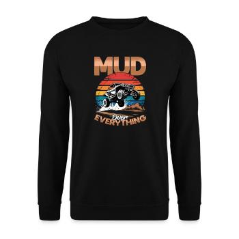 UTV Off Road 4 Wheeler Side by side - Unisex Pullover - Schwarz - Vorne - Alina (178cm) & Michal (187cm)