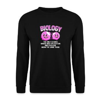 Formule structurale de la molécule - Sweat-shirt Unisexe - noir - Devant - Alina (178cm) & Michal (187cm)