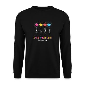Kids Christian Toddler Armor Of God - Unisex Sweatshirt - black - Front - Alina (178cm) & Michal (187cm)