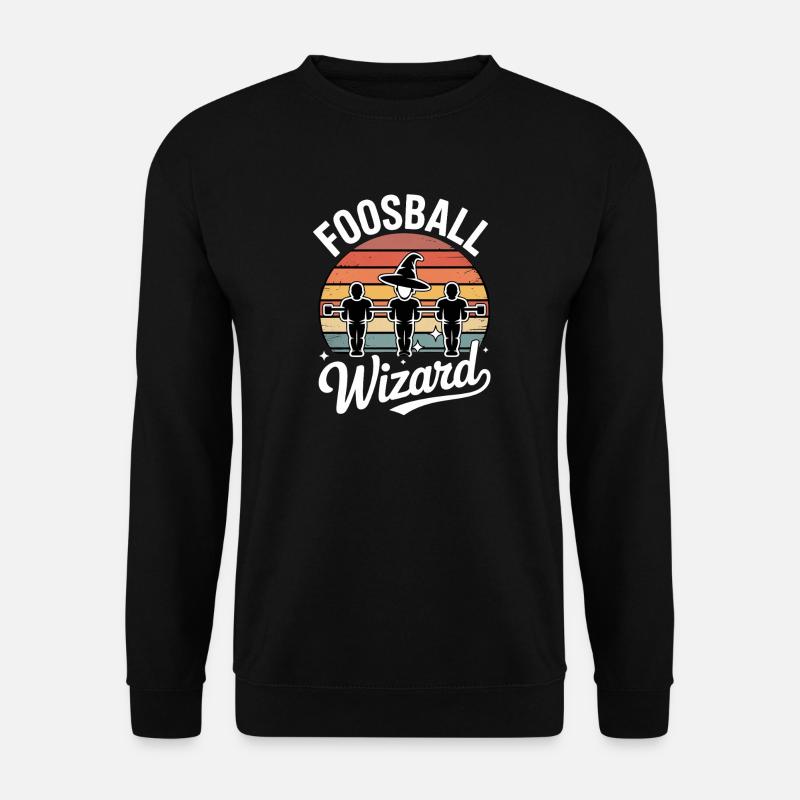 Tischfußball Evolution Lustiges Kickern Foosball - Unisex Pullover - Schwarz
