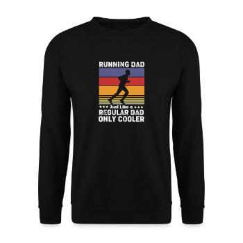 Marathon Semi-marathon Marathonien - Sweat-shirt Unisexe - noir - Devant - Alina (178cm) & Michal (187cm)