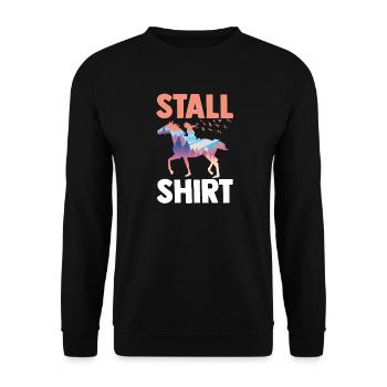 Équitation Amateurs de chevaux Écuries à cheval Chevaux - Sweat-shirt Unisexe - noir - Devant - Alina (178cm) & Michal (187cm)