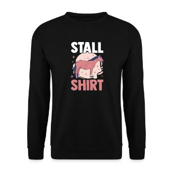 Équitation Amateurs de chevaux Écuries à cheval Chevaux - Sweat-shirt Unisexe - noir - Devant - Alina (178cm) & Michal (187cm)